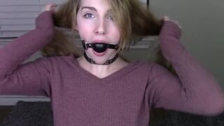 MissPrincessKay – Ballgagged and Masturbating for Daddy